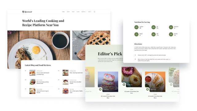 Aesthetically Designed for Food Businesses