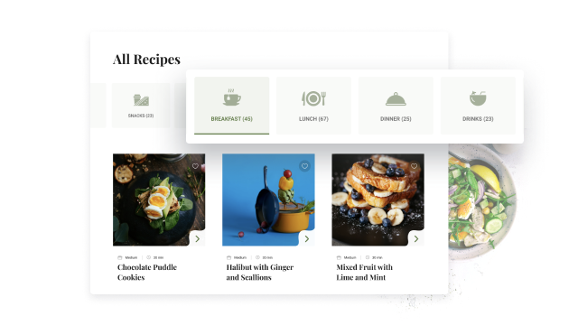 Showcase Recipes in a Categorized Directory