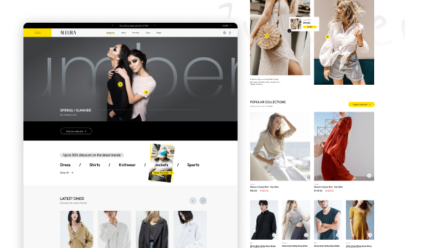 Flaunt Your Chic Store With a Stylish Home Page