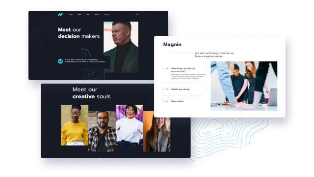Beautifully Present Your Company and The Team