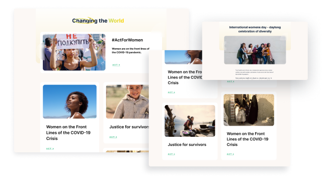 Run Charity Campaigns for Women