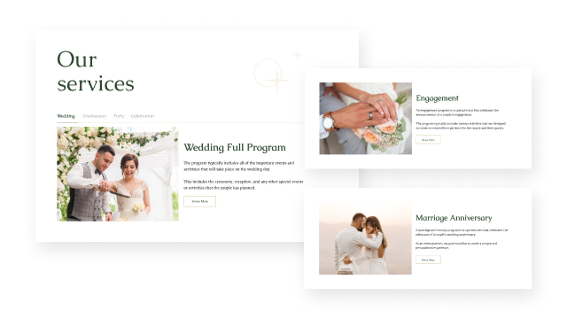 Highlight Your Services with Grace and Clarity