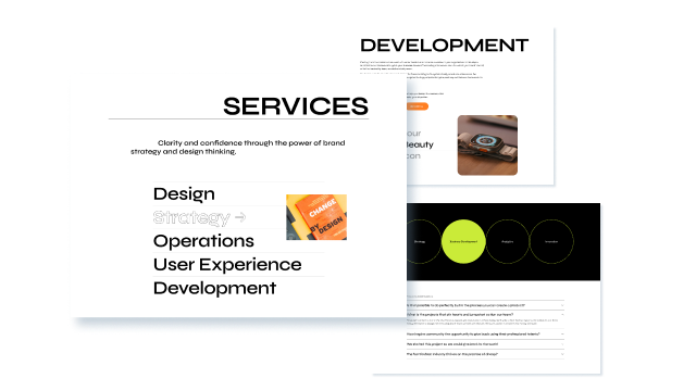Stylishly Present Your Services