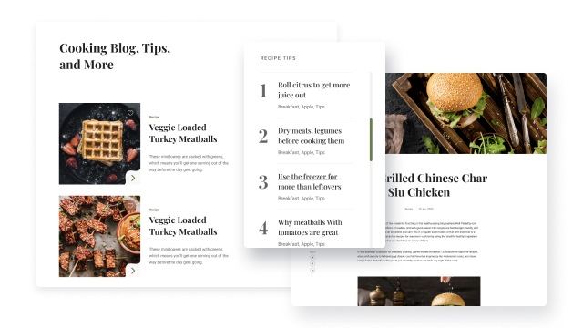 Food and Recipe Blog