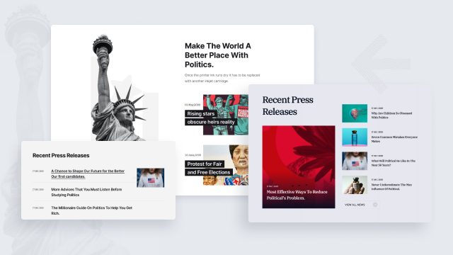 Dedicated Press & Event Addon With 3 Layouts