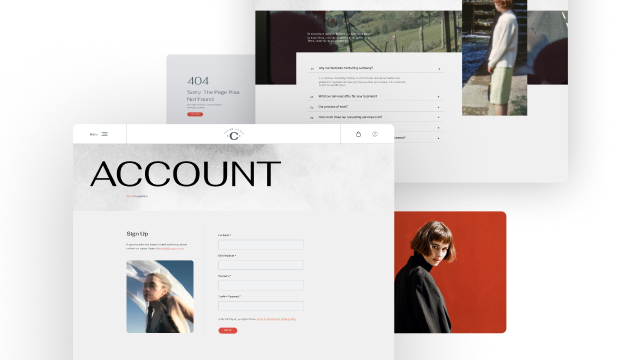 Built-in Pages for Quicker Site Launch