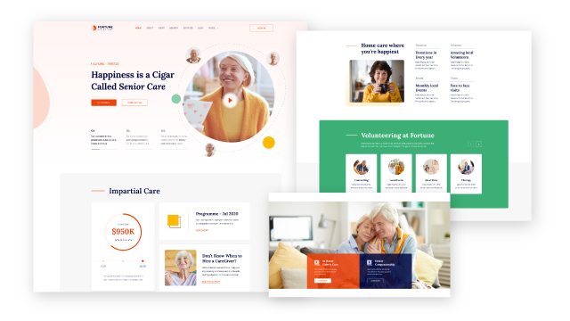 Senior Care - Elderly Care Agency Home Variation