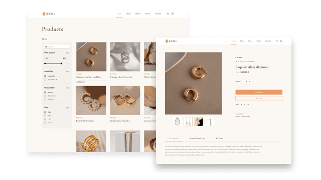 Dedicated Shop Page for Effortless Product Browsing