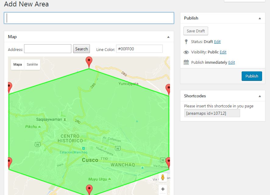 WooCommerce Map Delivery Area