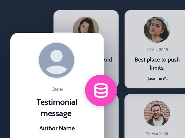 Add dynamic data to static widgets