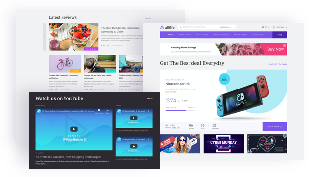 Product & Review Focused Affiliate Home Layout