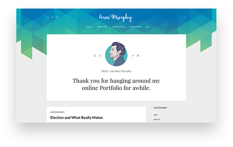 Blog Template Variation