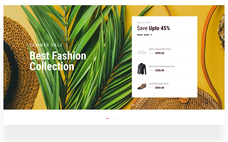 Conversion Friendly Deal Slider