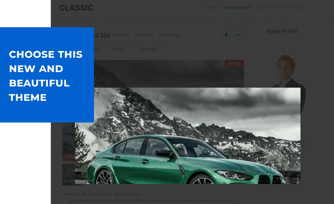car joomla template choose this