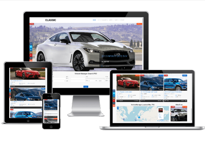 Classic Car Joomla Template: Sleek Design Meets Robust Functionality