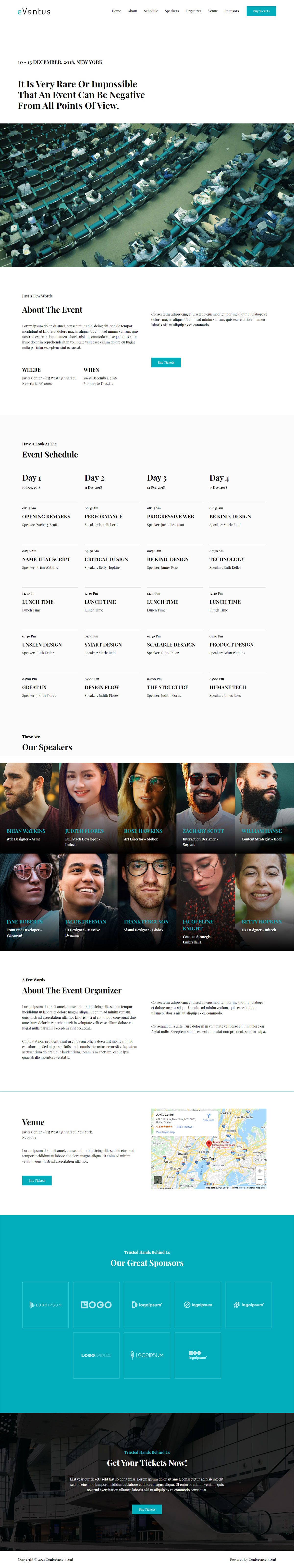 One Page Website
