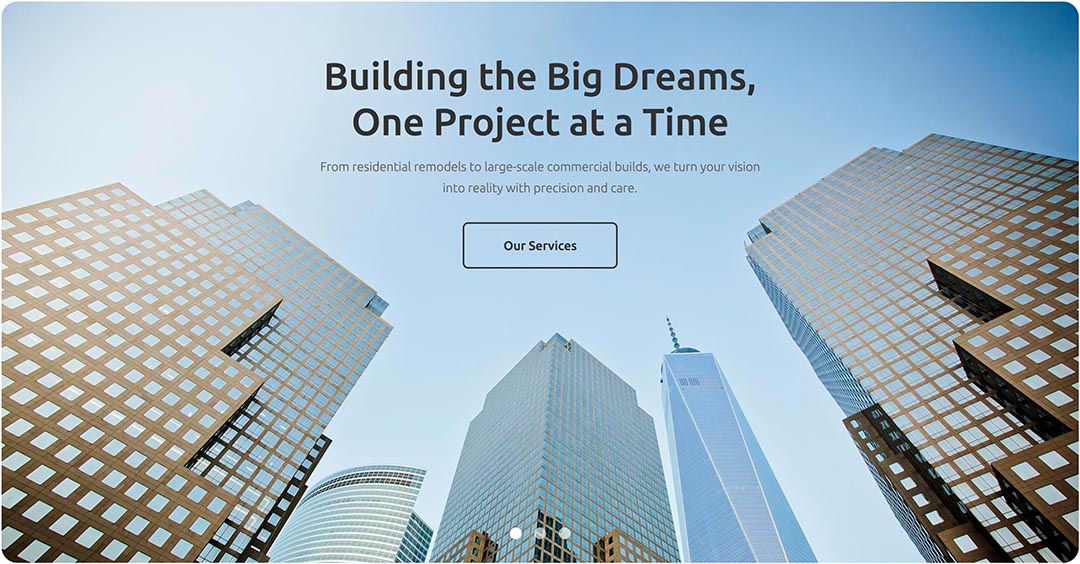 The Contractor template package includes the Hot Swipe Carousel module. It showcases the most important services or offerings of your website.\n\nThis responsive module is perfect for highlighting key aspects of your business. It allows you to create a slideshow with images and text messages, and you can easily add, edit, or rearrange slides with text and call-to-action buttons.