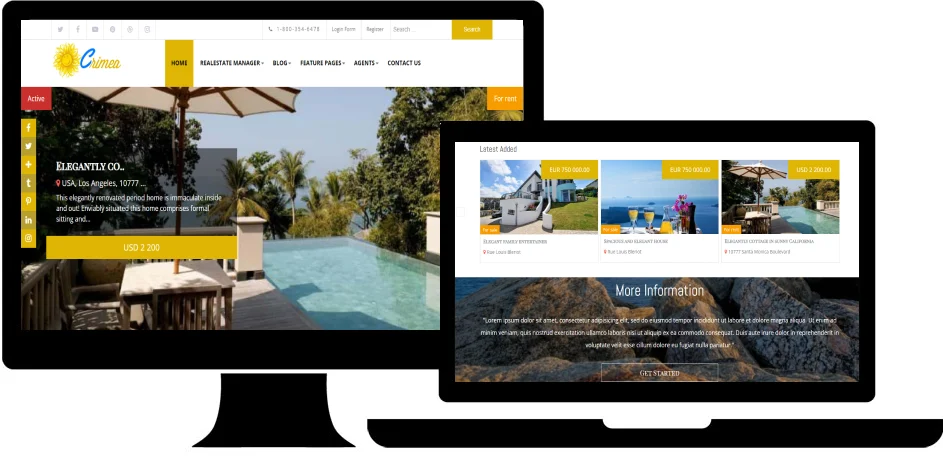 Crimea - Real Estate Joomla Template
