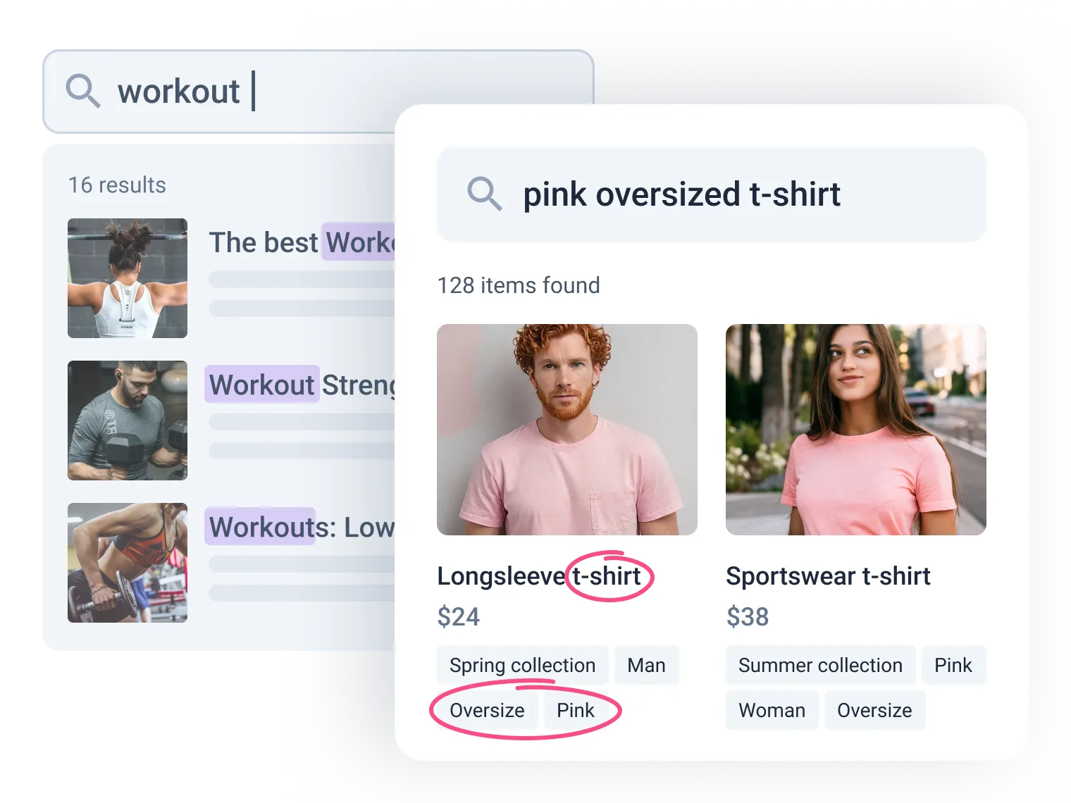 custom search query