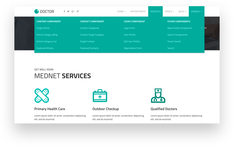 Simple Menu & Seamless Navigation