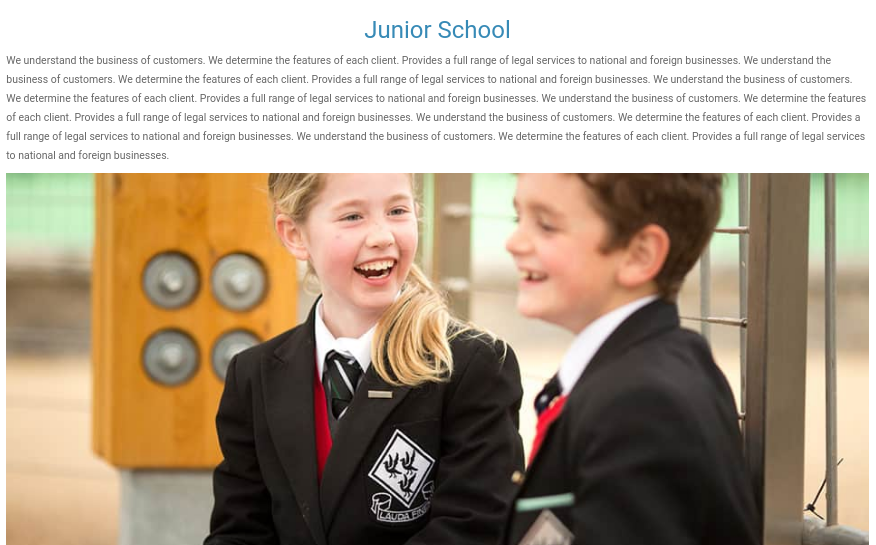 education website template courses