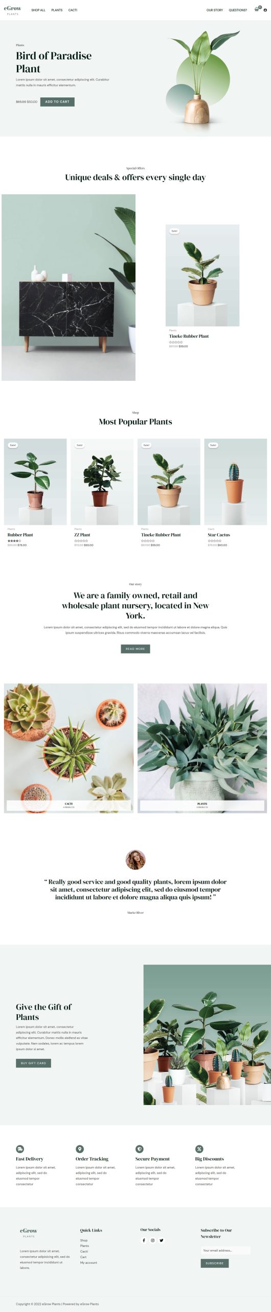 eGrow Plants