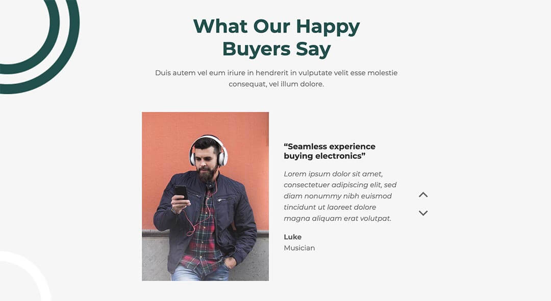 There are two instances of the carousel module on the home page. The first is on the top of the page and can be used for featured products . The second is used for the rotation of buyer reviews .\n\nThe Swipe Carousel is a responsive Joomla module that displays slide transitions with a scroll or fade effect. The slides may contain headings, text, and images.