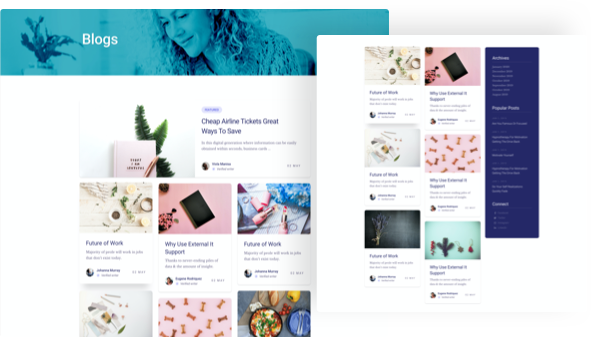 Exclusive Blog Design