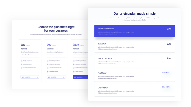 Versatile Pricing Page