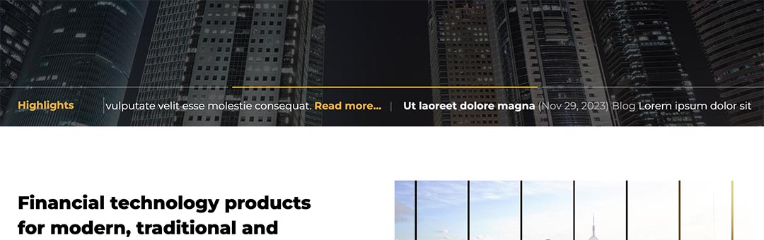 The Hot Scroller is a simple yet powerful module that lets you select some articles or categories that will be scrolled horizontally.