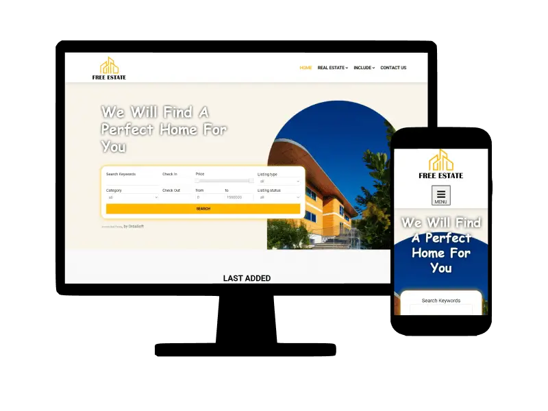 Free Estate - Free Real Estate Joomla template