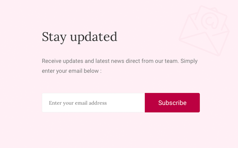 Newsletter Subscription