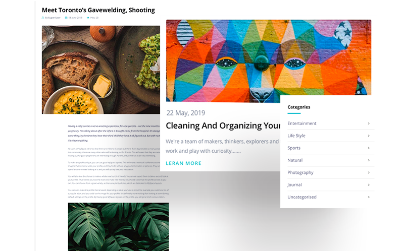 Exclusive Blog Design