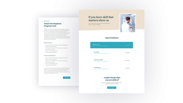 Dedicated Career Hub