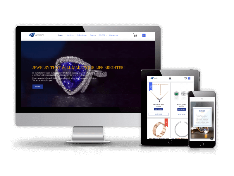 Jewelry - Joomla eCommerce template