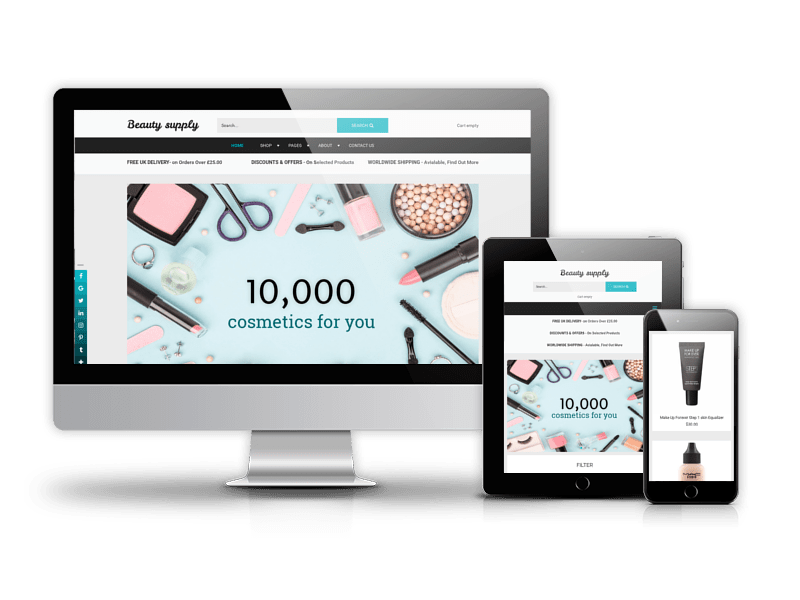 Beauty Supply - eCommerce Joomla template