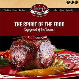 Food Spirit Template For Restaurants
