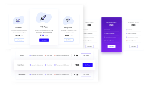 Multiple Pricing Plans