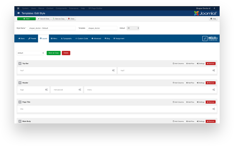 Helix3 Framework