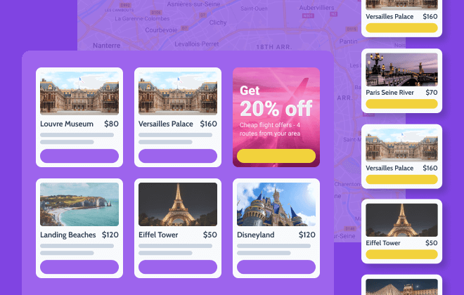 listing grid layout