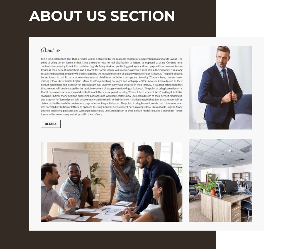 luxury hotel joomla template about us