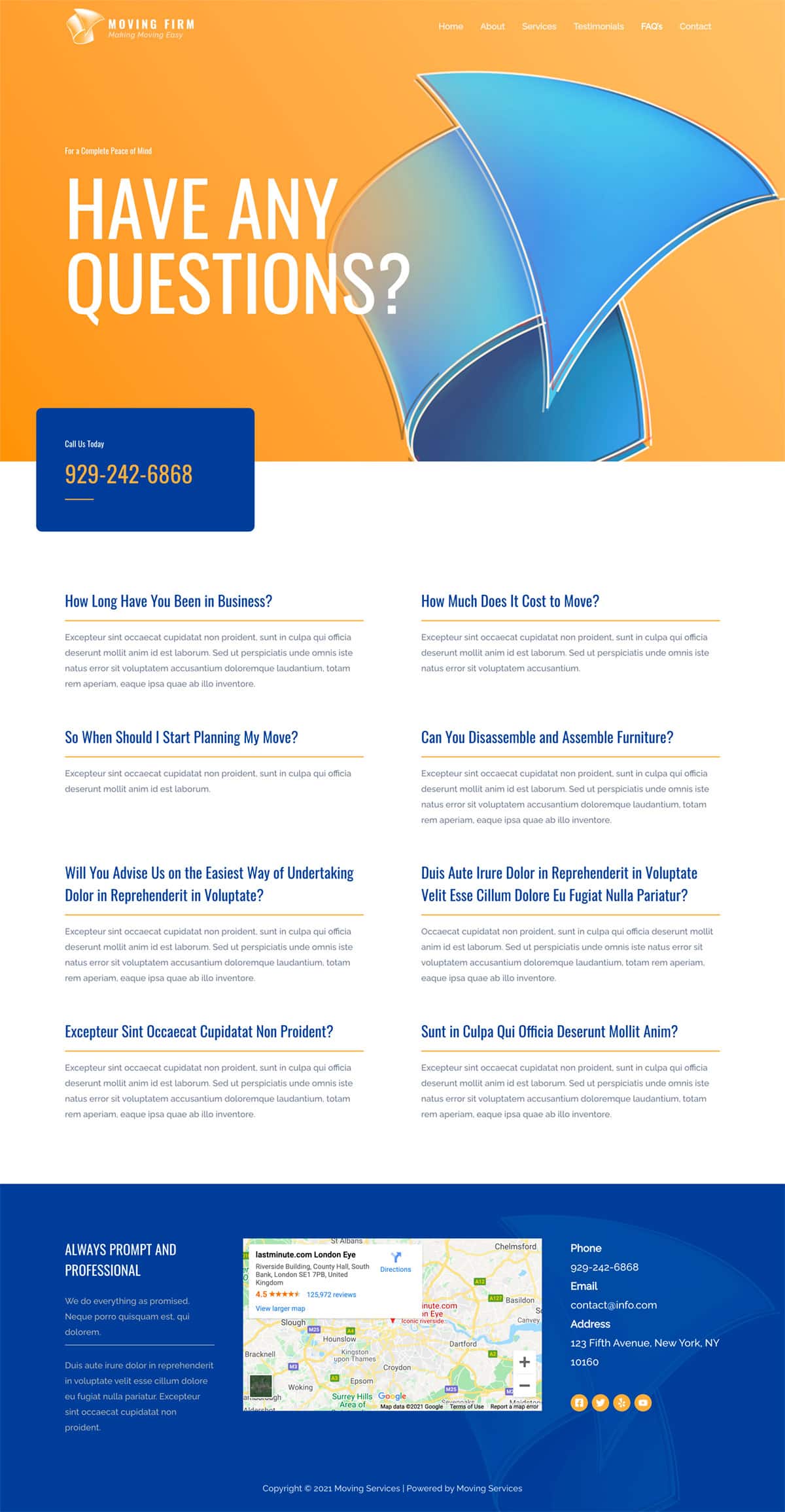 FAQ’s