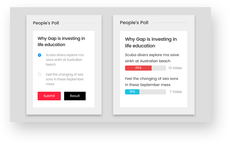 SP Poll Component
