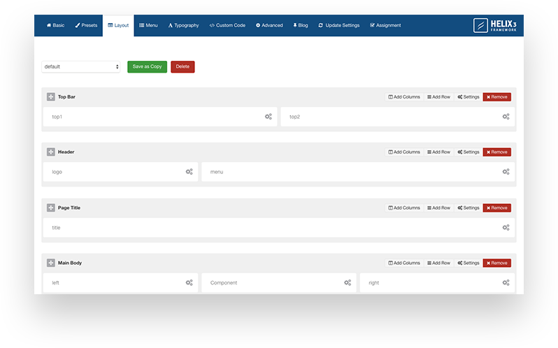 Helix 3 Framework