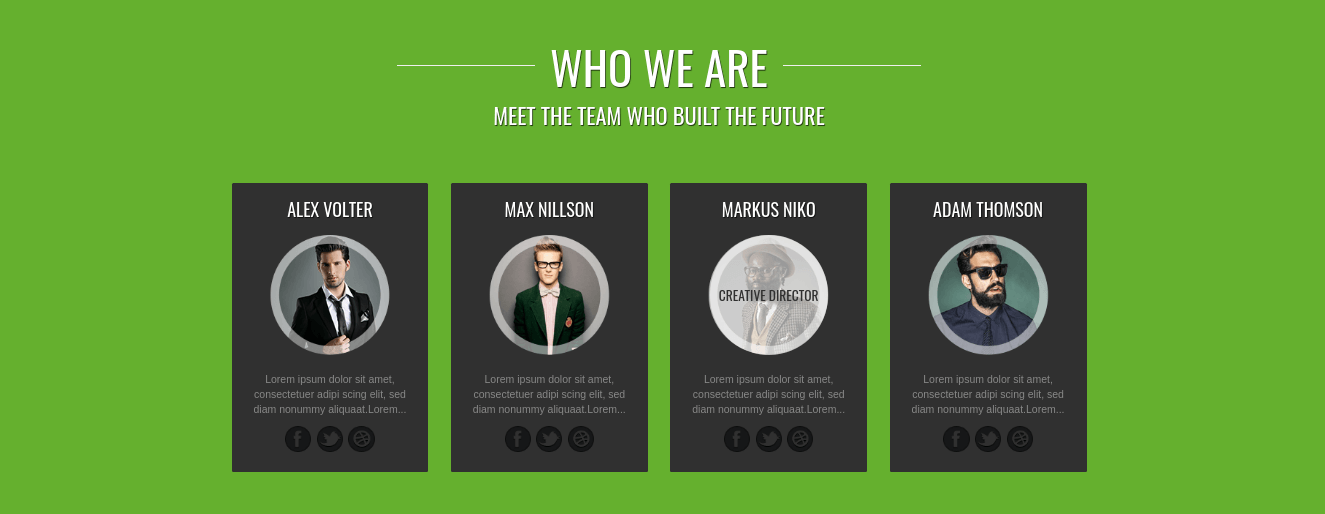 photography portfolio template team