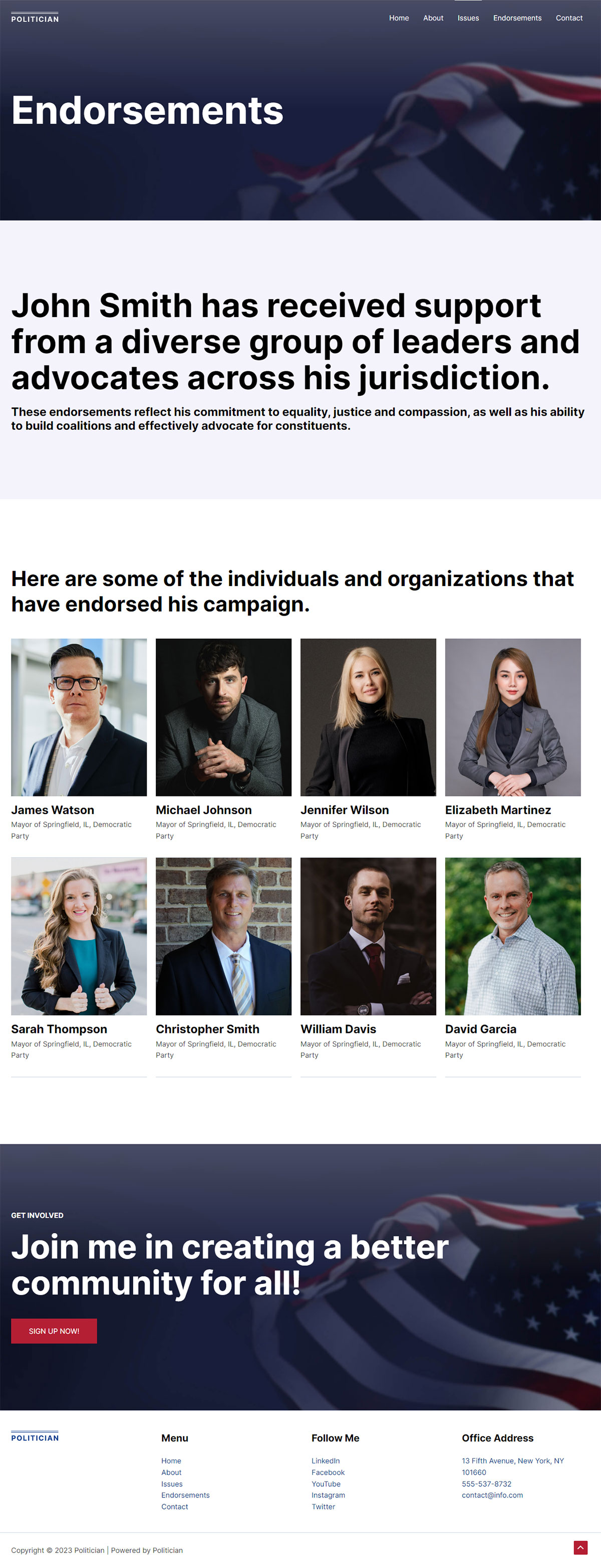 Endorsements