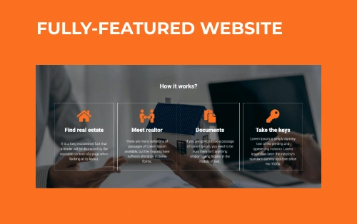 rental apartment Joomla template features