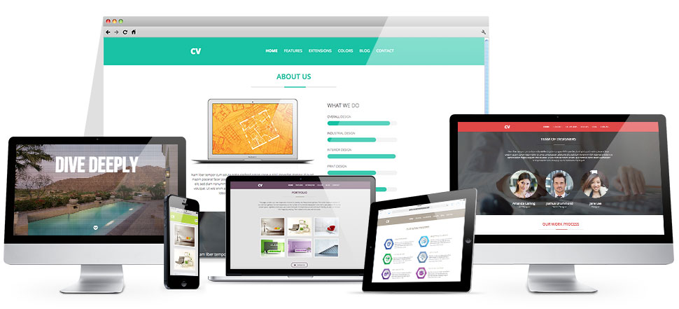 CV - Joomla Portfolio Template