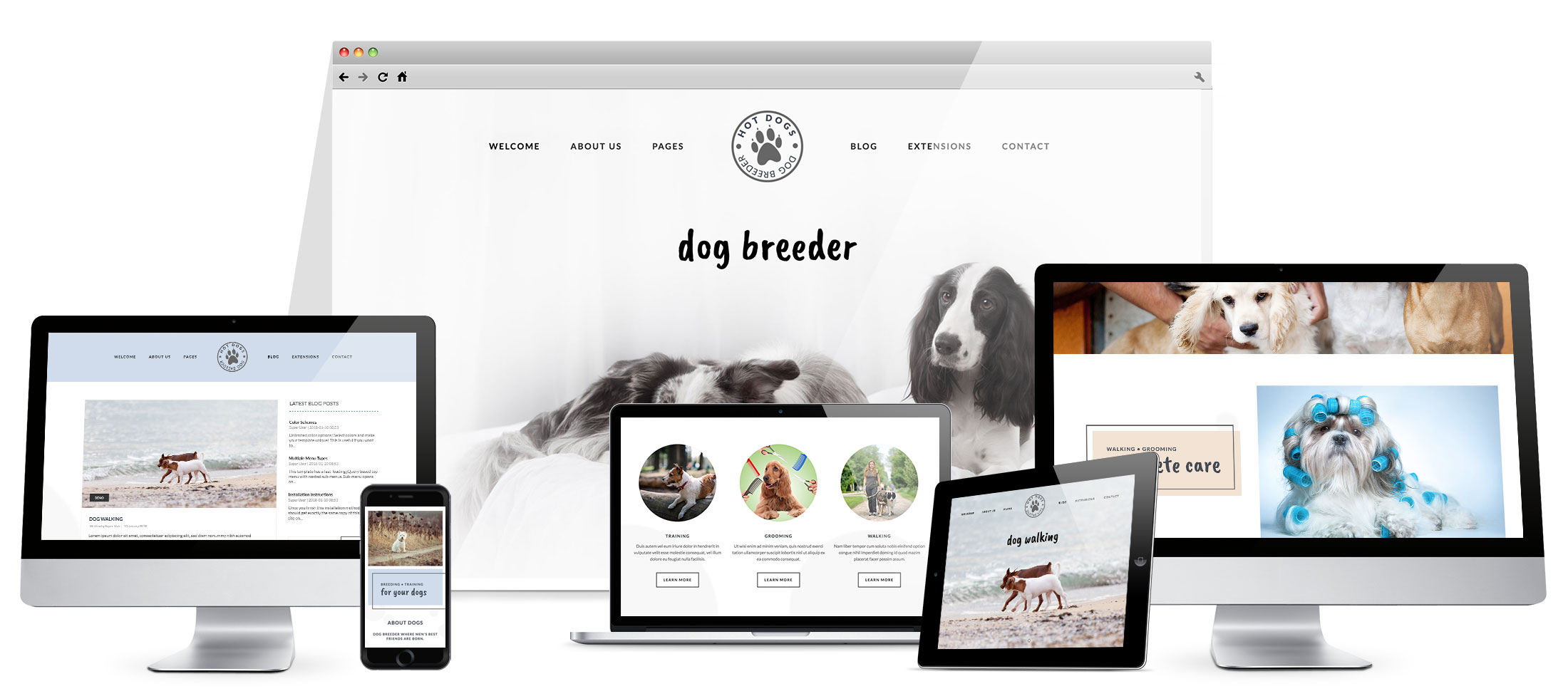 Dogs Joomla Template