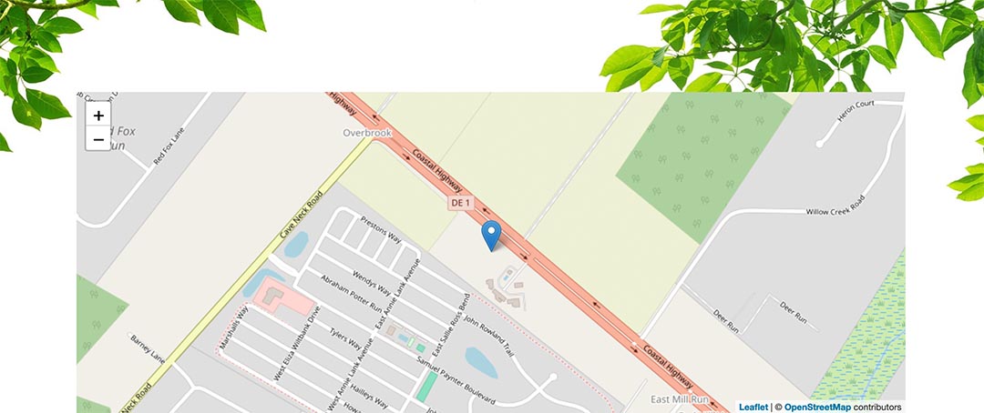 The Hot Maps module can show the location of your company and navigate the clients to this address. It allows you to use Google Maps or Open Street Map as a map provider.